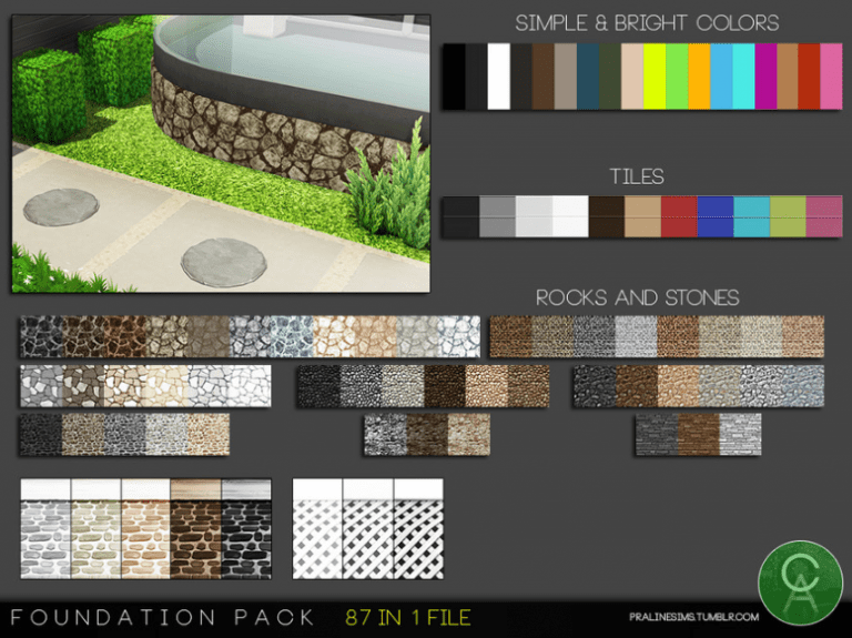 Foundation Pack by Pralinesims