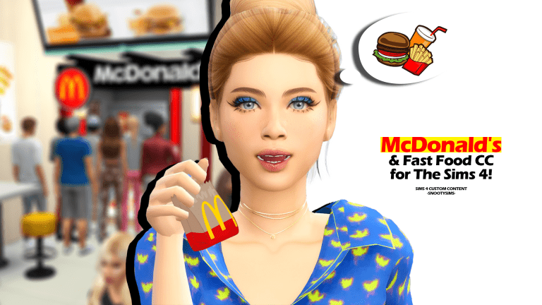 The Best McDonald’s and Fast Food CC Packs for The Sims 4!