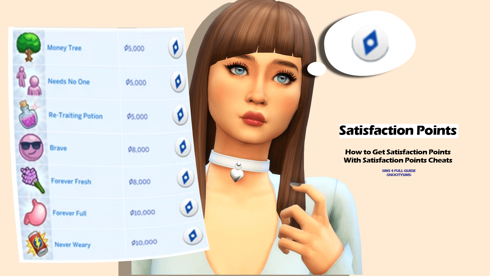 Sims 4 Satisfaction Points Cheats Free Rewards & Satisfaction Points
