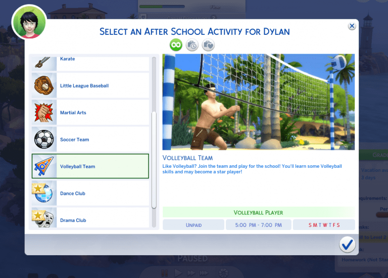 sims 4 after school activities bundle