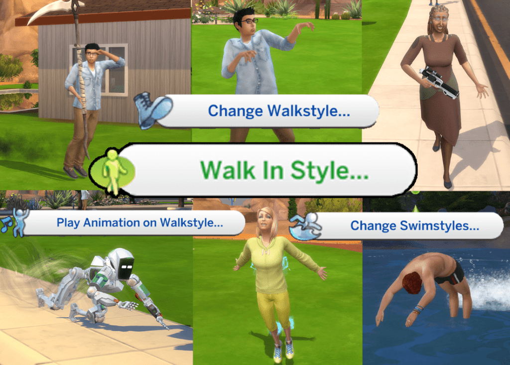 "Take A Walk," and Download these Exciting Sims 4 Walkstyle Mods