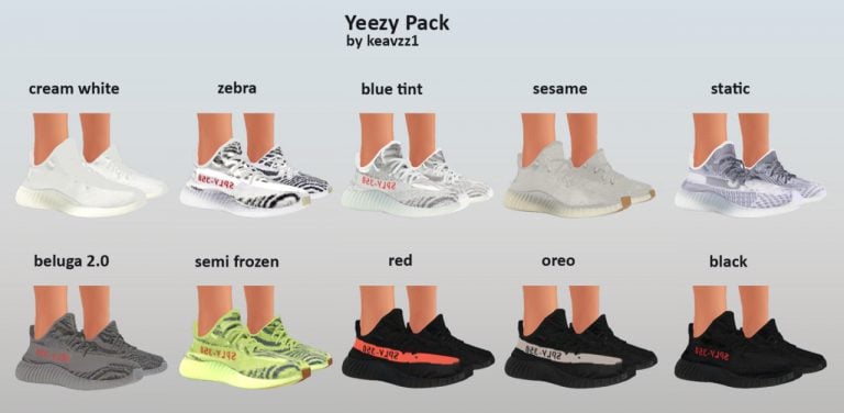 Top Yeezys Shoes & Clothes Your Sims Will Love Rocking! — SNOOTYSIMS