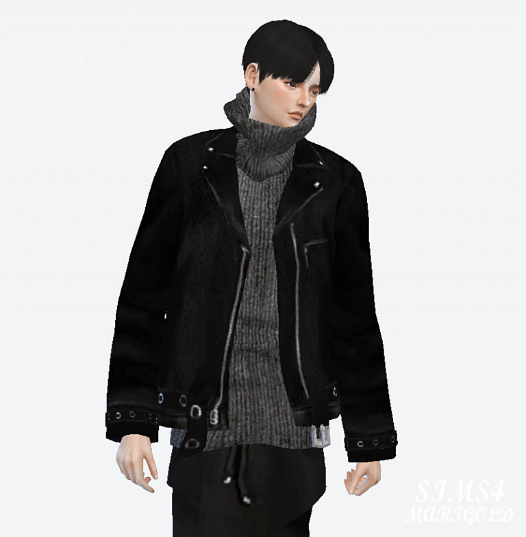Search Results 57 Leather Jacket With Turtleneck Sweater