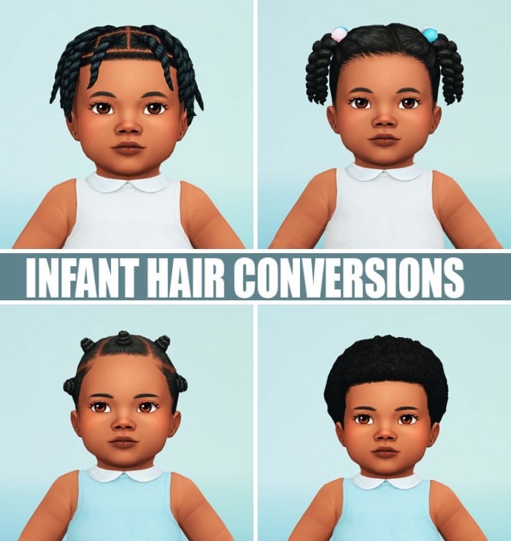 30+ Only the Cutest Infant Hairstyles: Baby Hair CC for Every Taste ...