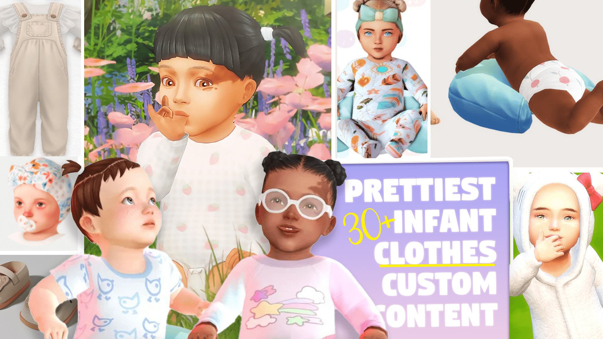 30+ Prettiest Infant Clothes CC You Could Wish For in the Sims 4 ...