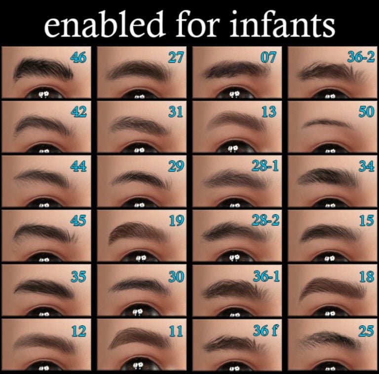Search Results 29 Eyebrows enabled for Infants by Remus Sirion