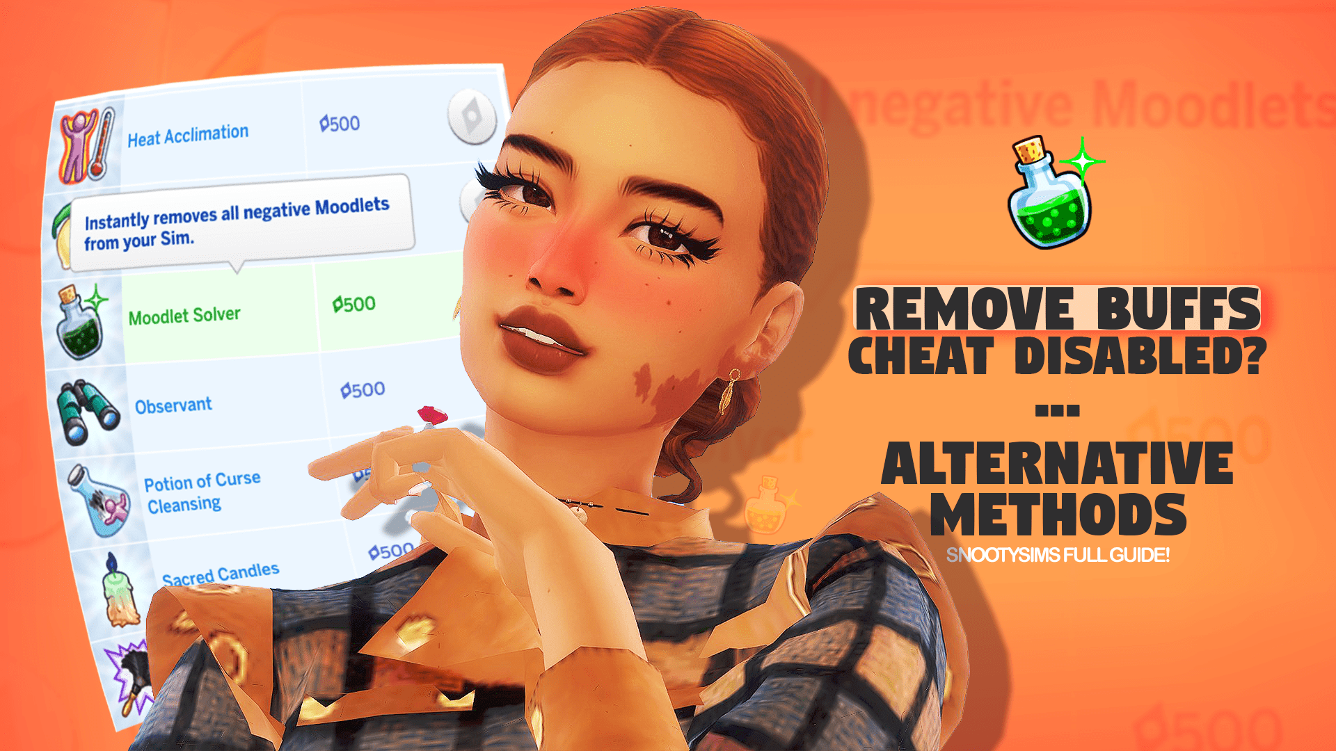 Sims 4 - How to get rid of Money & remove Cheat Bar 