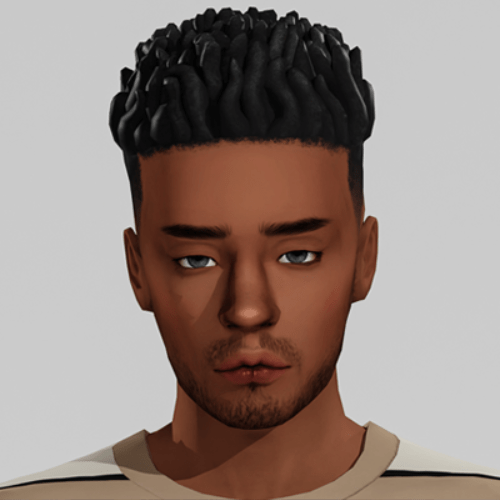 21 Spiky Male Hairstyles for Sims with an EDGE — SNOOTYSIMS