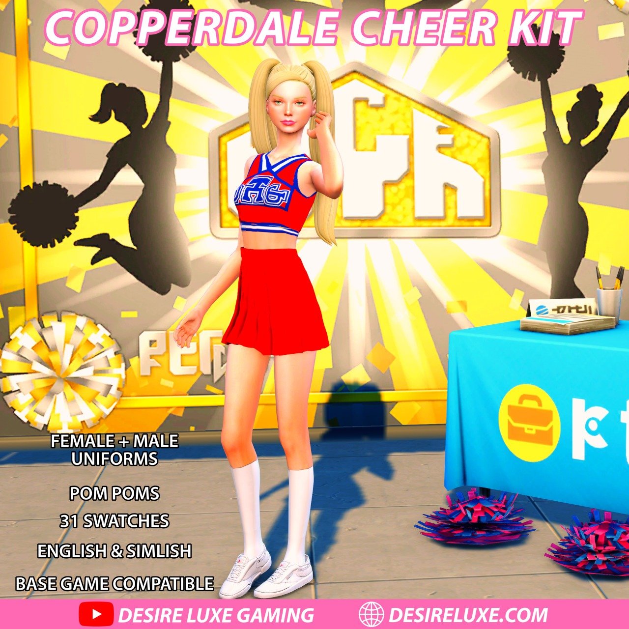 Cheerleader CC & Mods for The Sims 4 — SNOOTYSIMS