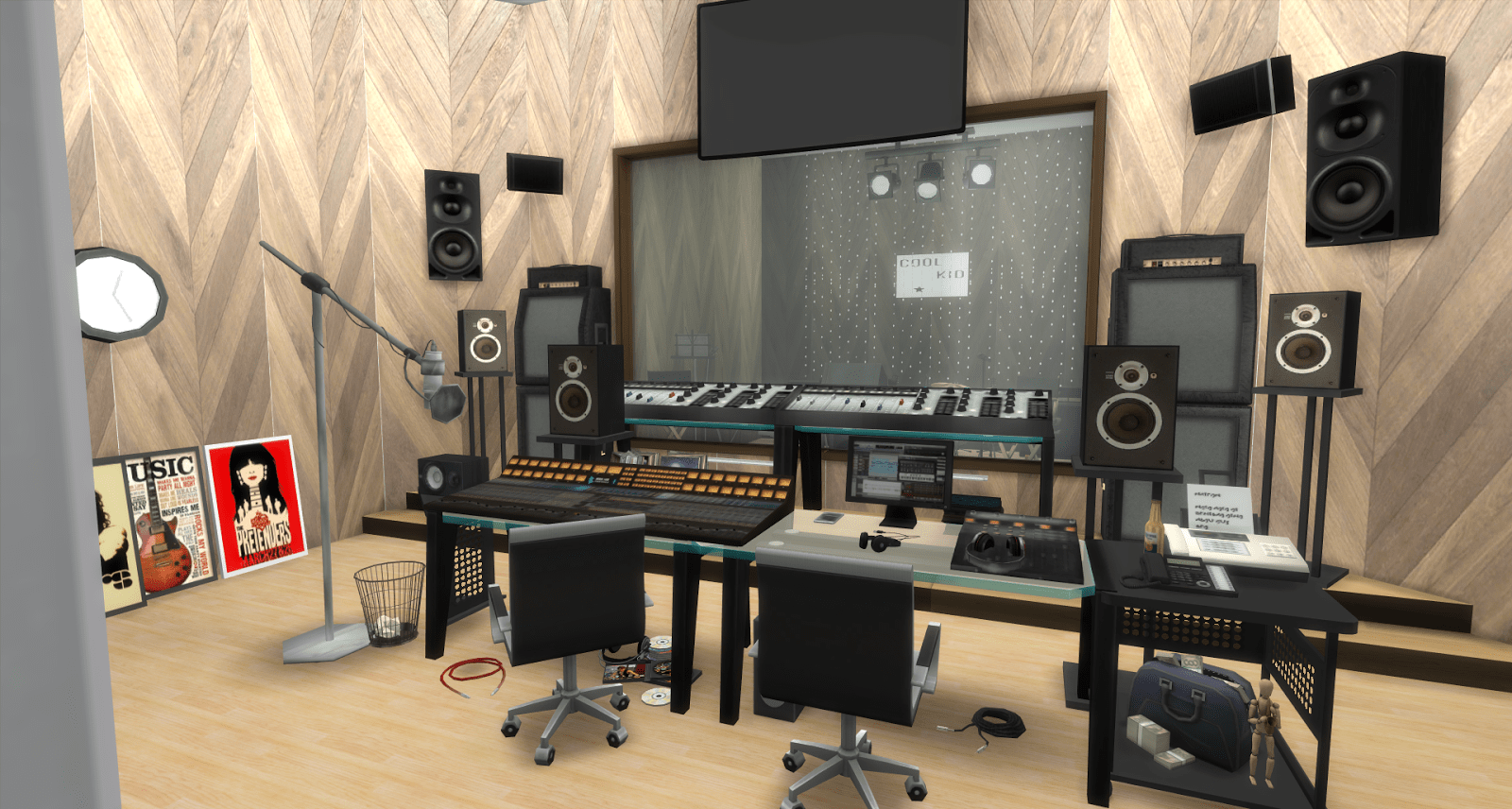 Xhz studio. SIMS 4 студия звукозаписи. Музыкальная студия в SIMS 4. Звукозаписывающая студия симс 4. SIMS 4 студия звукозаписи мод.