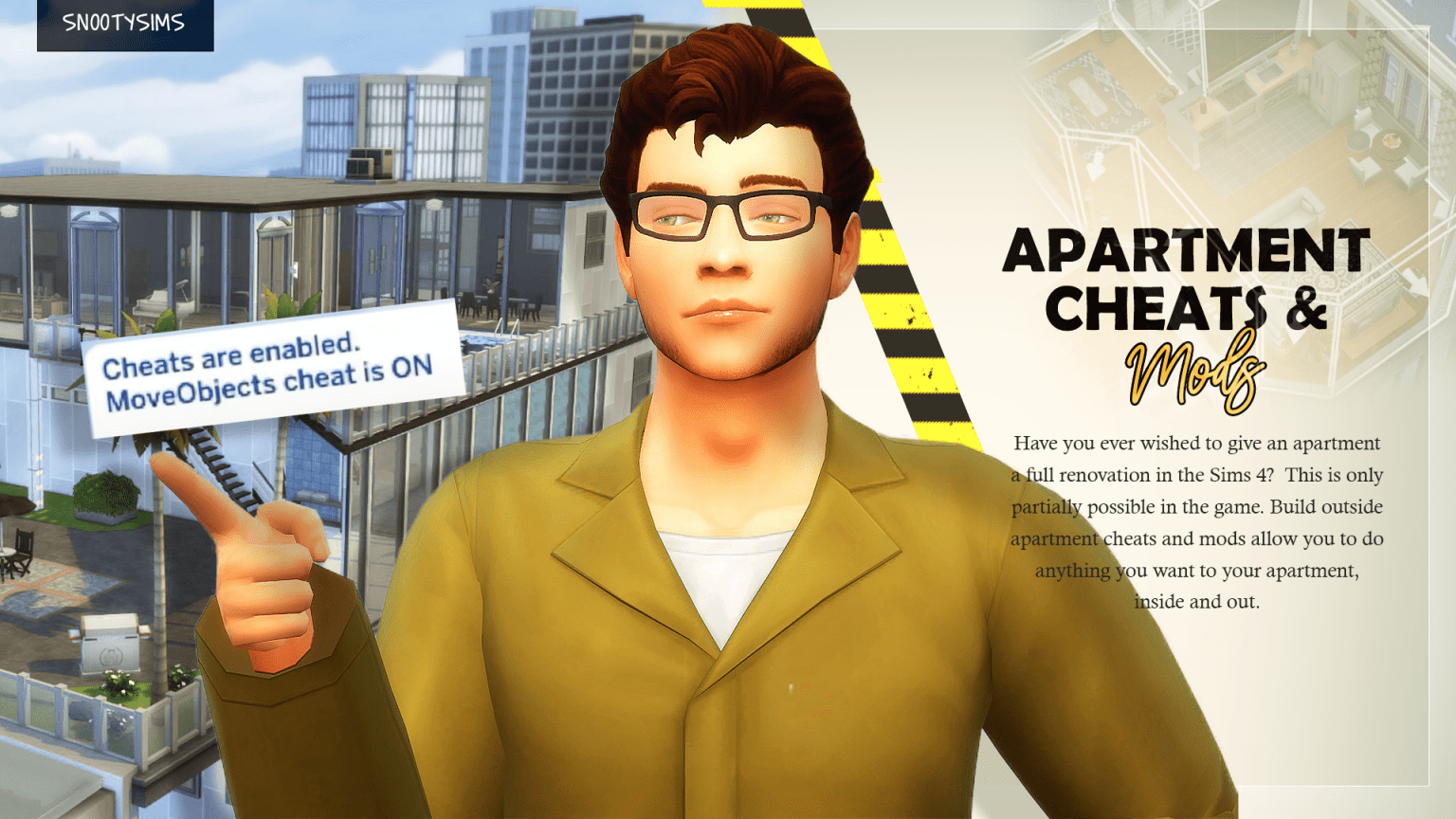 Essential Build Outside Apartment Cheats & Mods for Sims 4