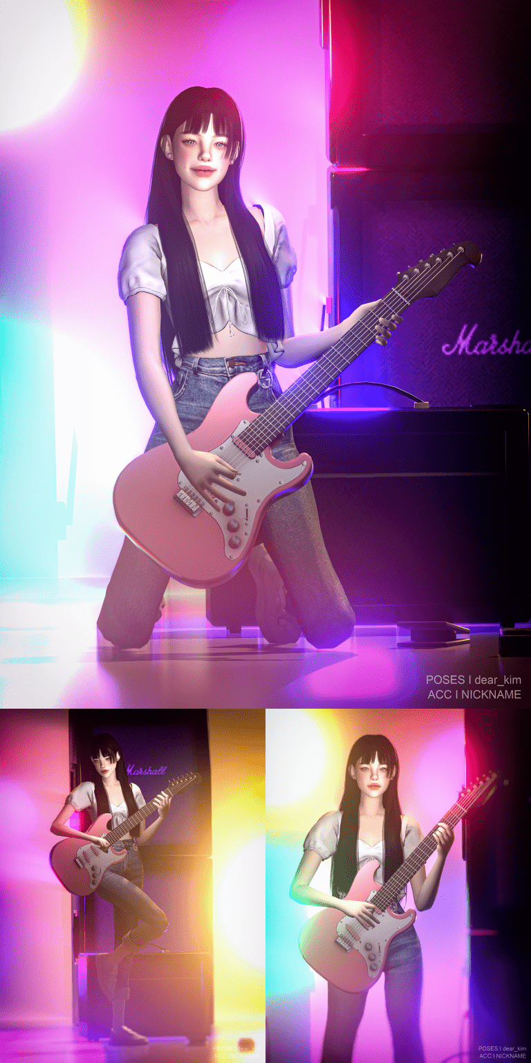Search Results 14 Acoustic & electric guitar poses by nickname_sims4