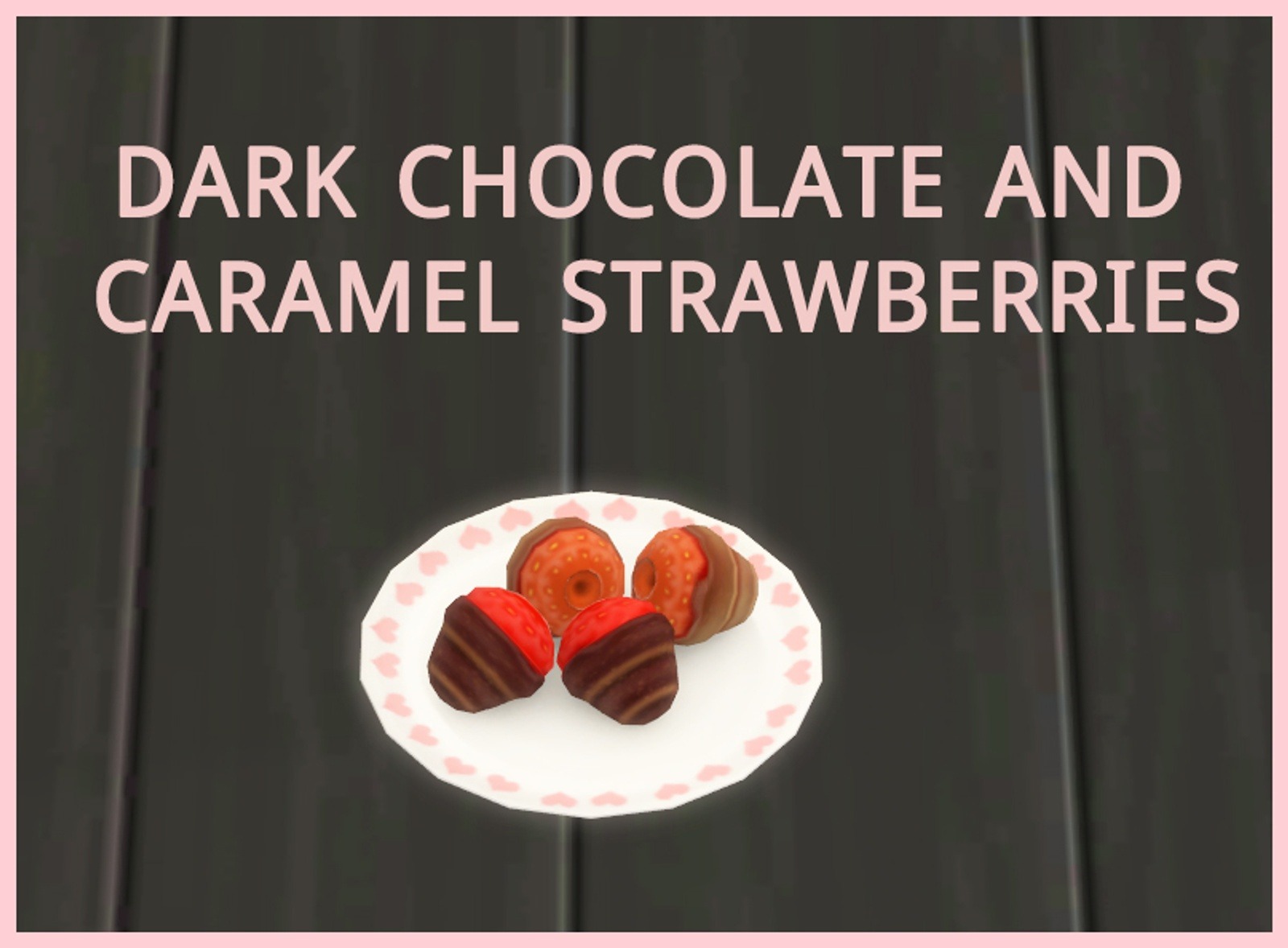 1908 chocolate and caramel strawberries icemunmun