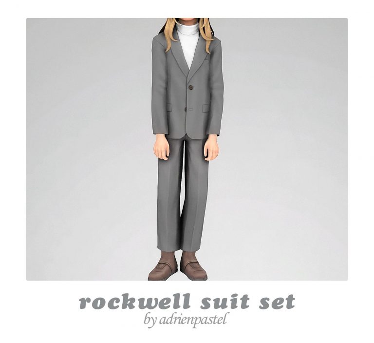 387 rockwell kids suit set adrienpastel