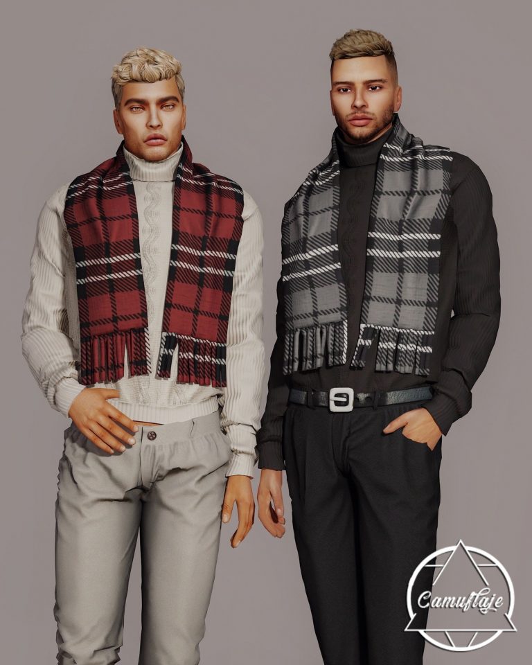 History Academia (Male) Sweater & Scarf