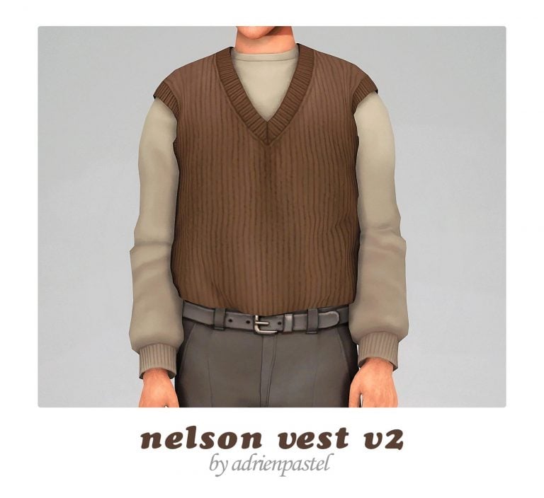 422 nelson tucked sweater vest ea adrienpastel