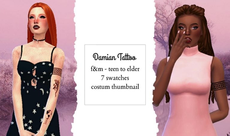 Search Results 72 Advent Calendar, Day 07: Damian Tattoos