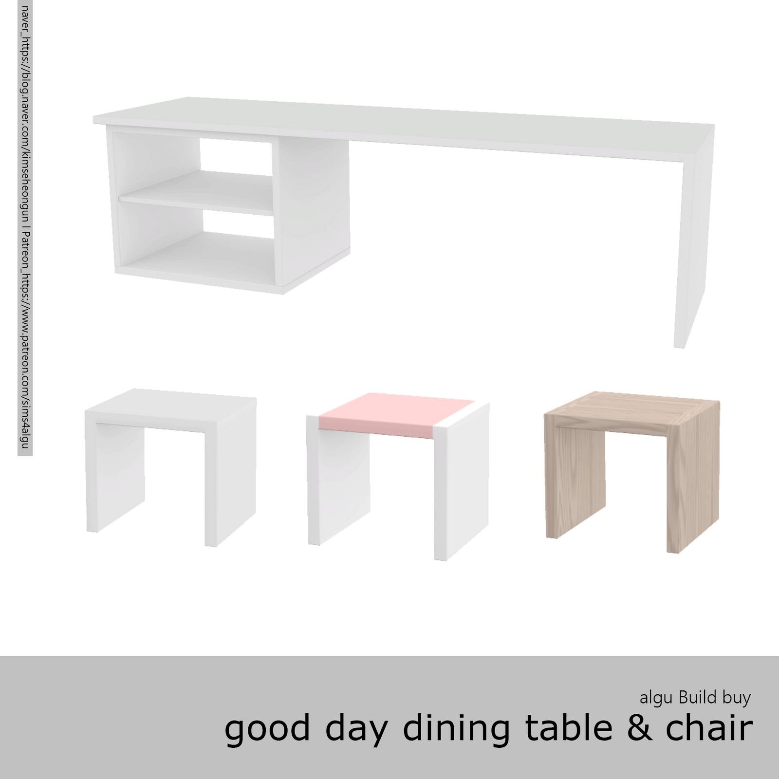 780 algu good day dining table chairs algu