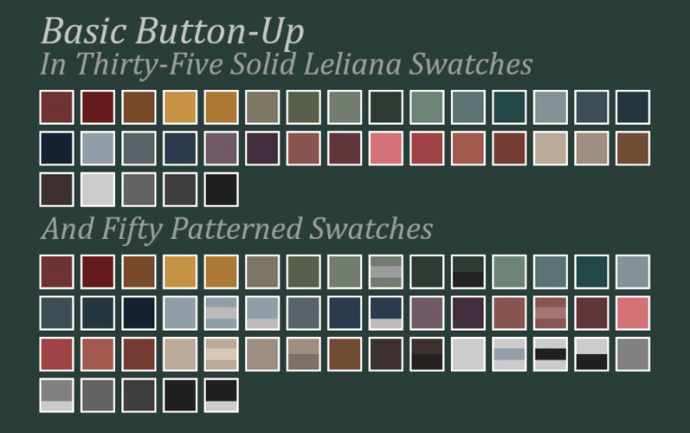 Latest Button Up Shirts Custom Content For the Sims 4 — SNOOTYSIMS