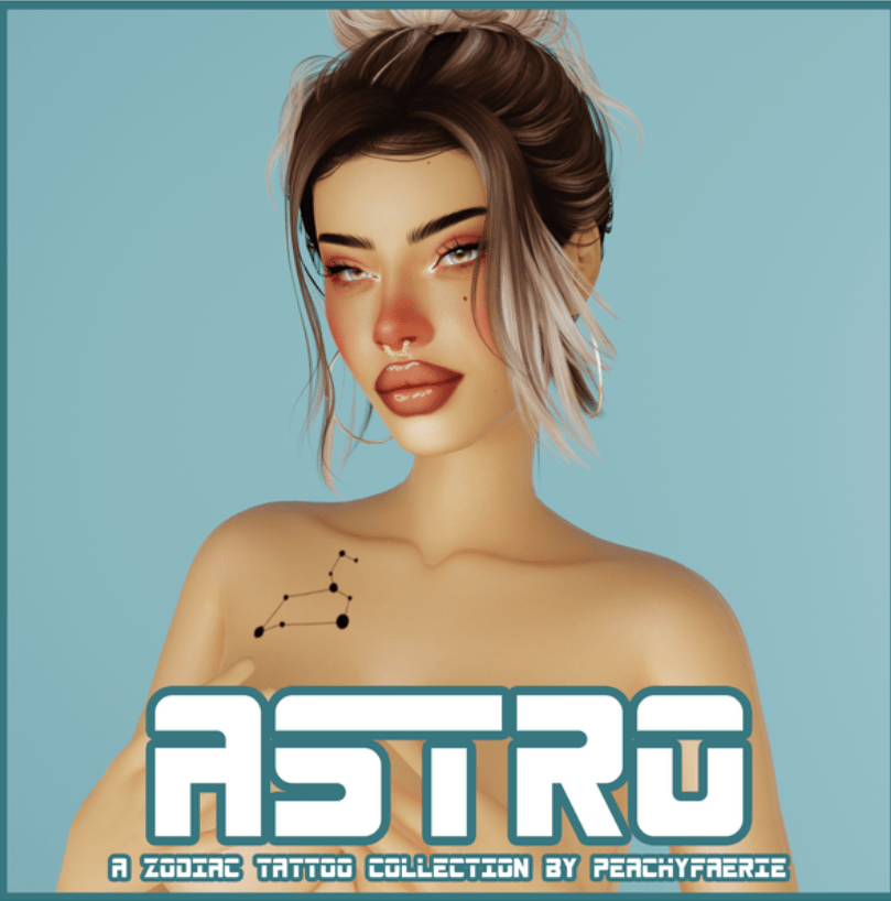 Astro : Zodiac Tattoo Collection by peachyfaerie
