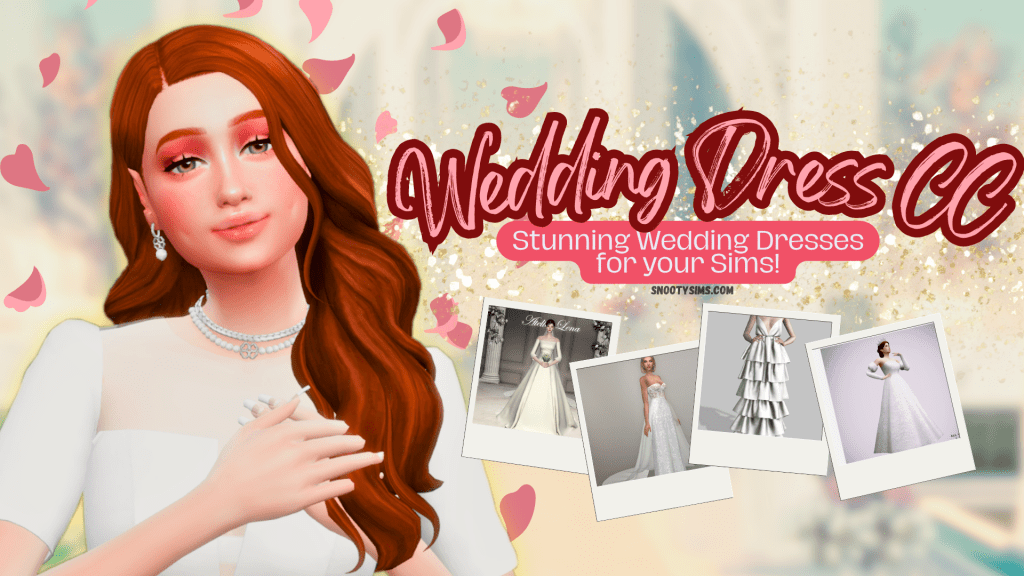 sims 4 wedding dress 