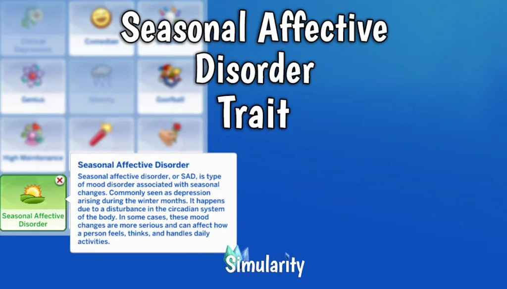 seasonal affective disorder trait
