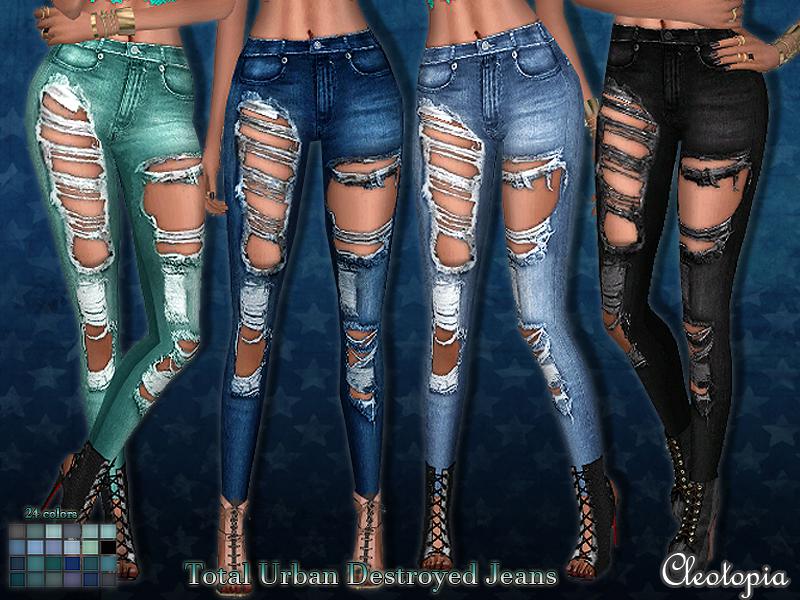 Total Urban Destroyed Jeans