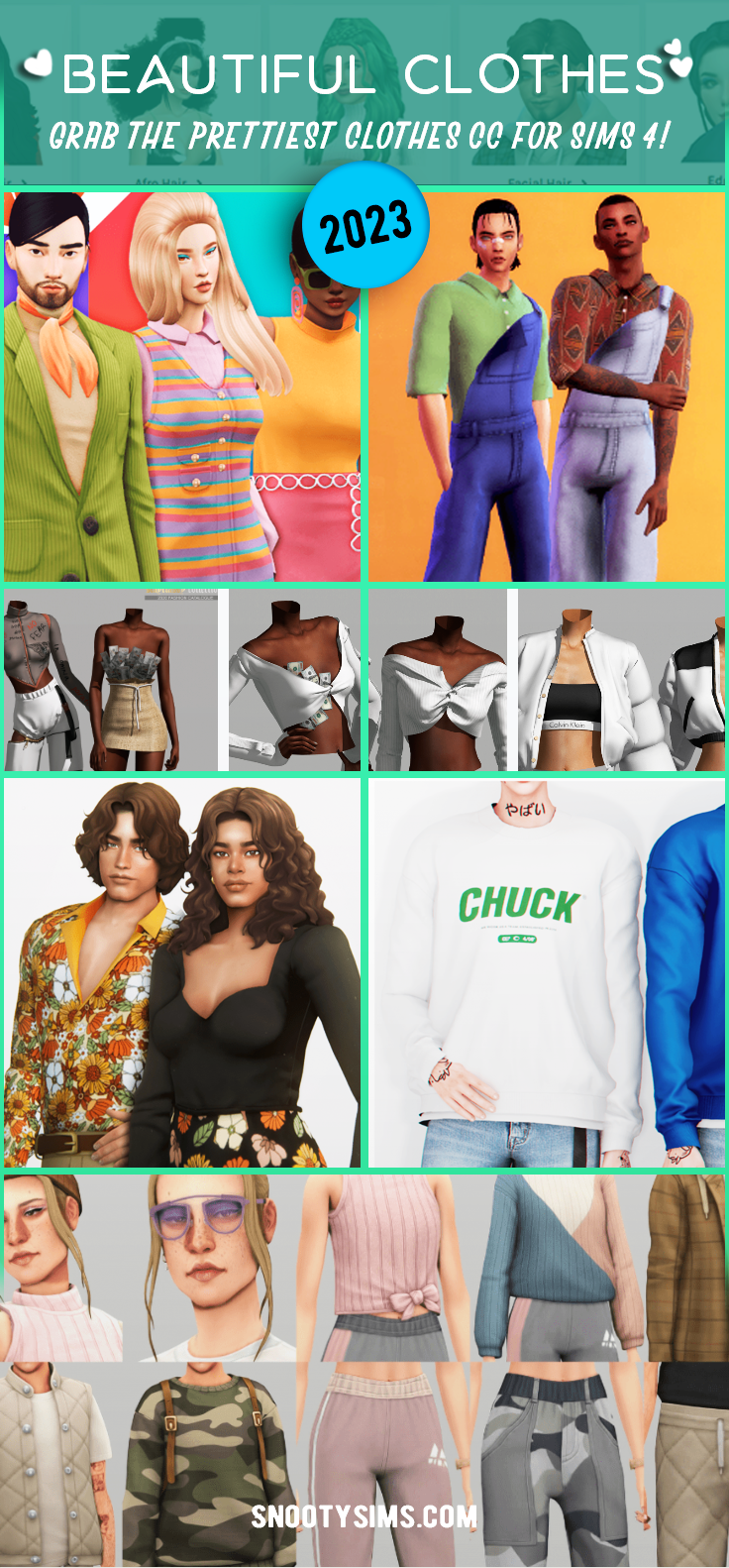 sims 4 clothes cc collection for ts4