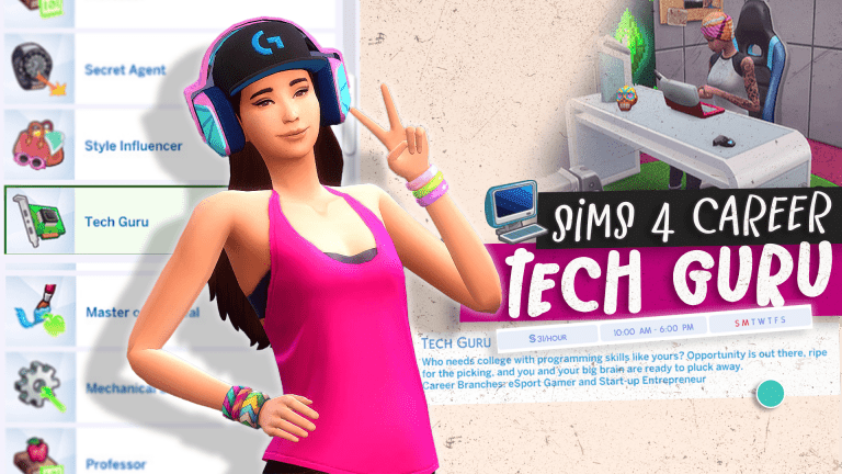 Tech Guru Career – How to Become Pro Gamer or an Entrepreneur in TS4