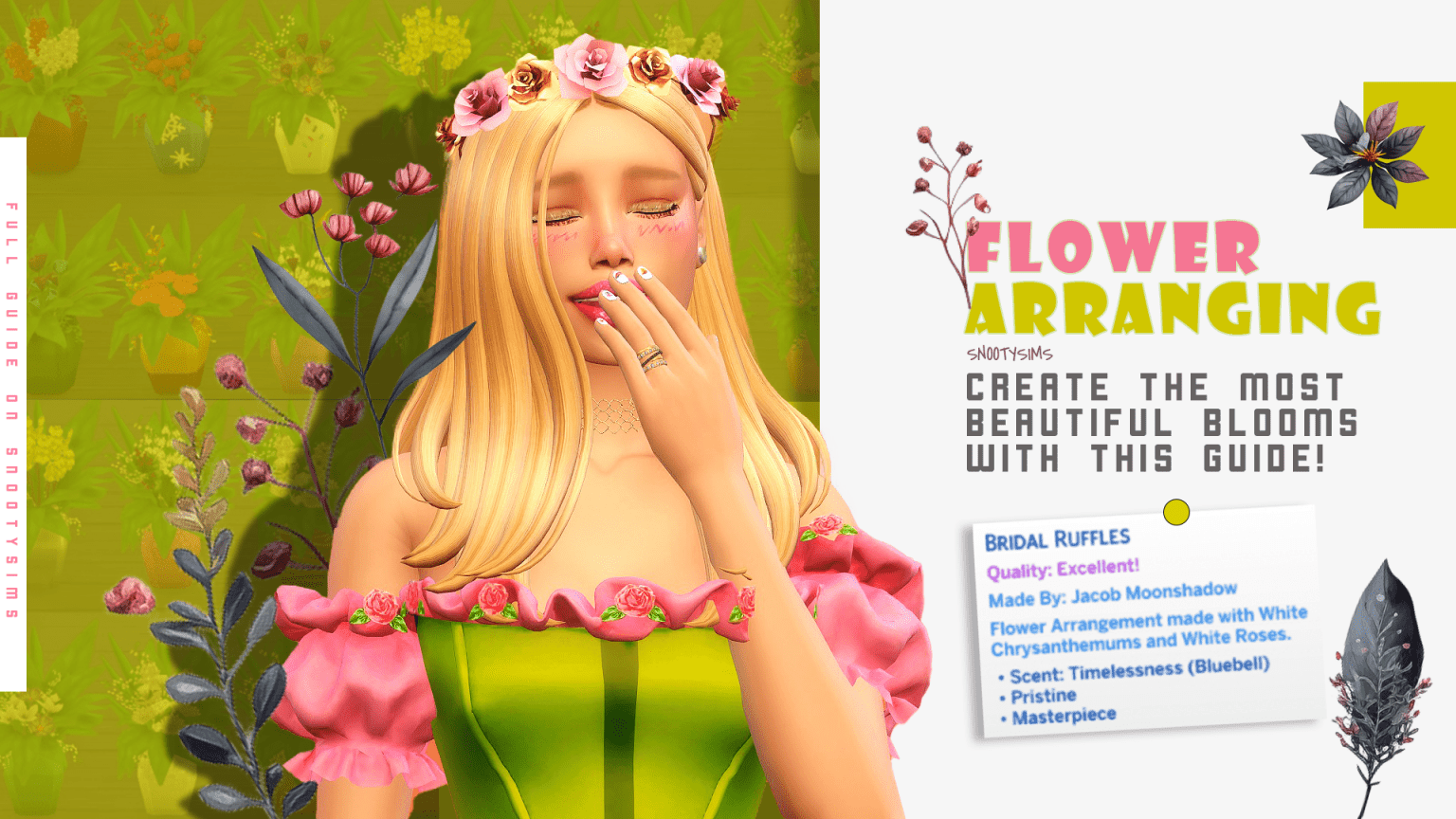 Sims 4 Flower Arranging Create the Most Beautiful Blooms with This Guide!