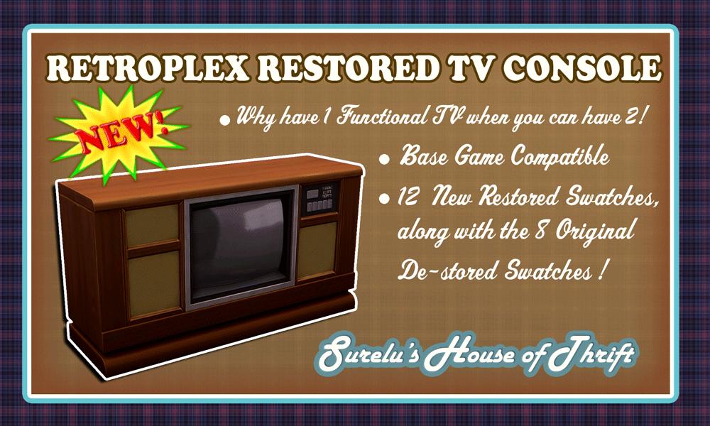 Retroplex Restored TV Console
