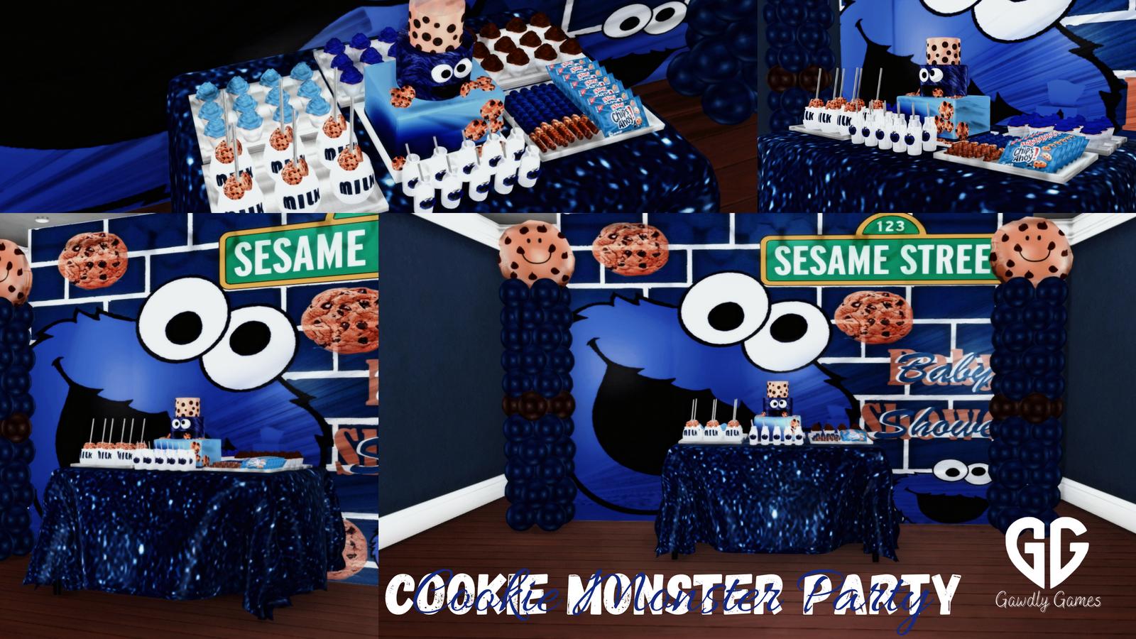 Cookie Monster Party Set