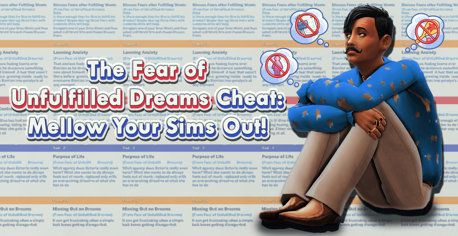 Sims 4 unfulfilled dreams cheat