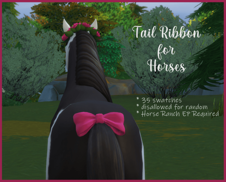 Search Results 26 Tail Ribbon Accessory Recolor for Horses