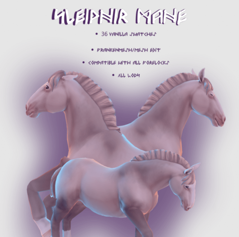 Search Results 29 Sleipnir – Adult Horse Mane