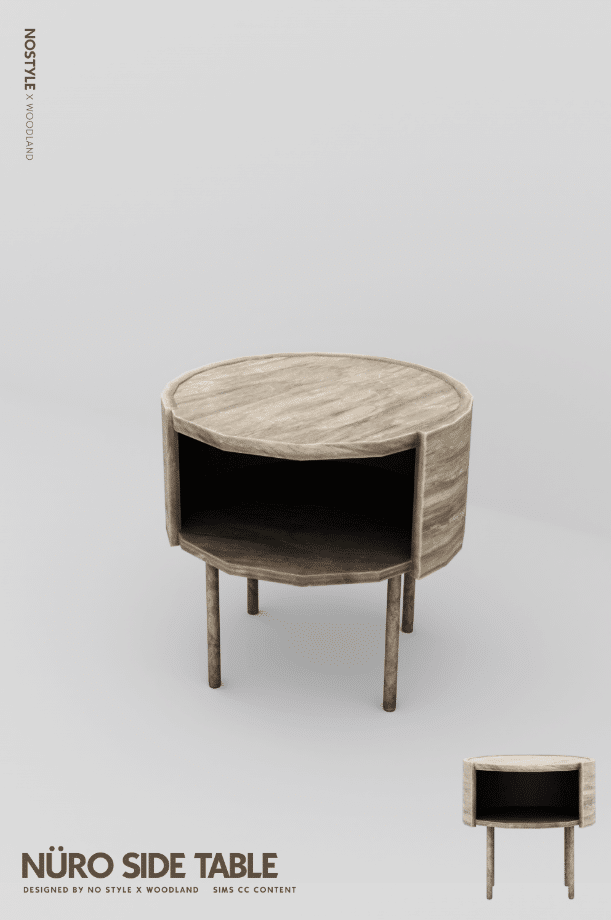Nüro Wooden Side Table