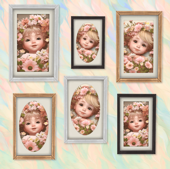 Toddler Pictures with Frames