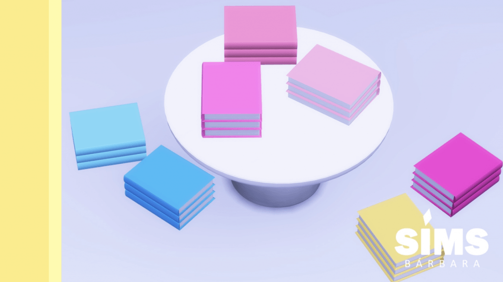 Colorful Pastel Books Decor [MM]