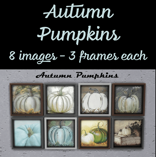 Autumn Pumpkins Paintings