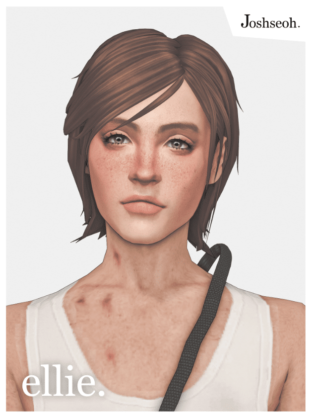 Ellie Short Hair with Side Bangs [MM]