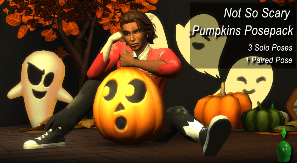Not So Scary Pumpkins Single and Couple Pose Pack