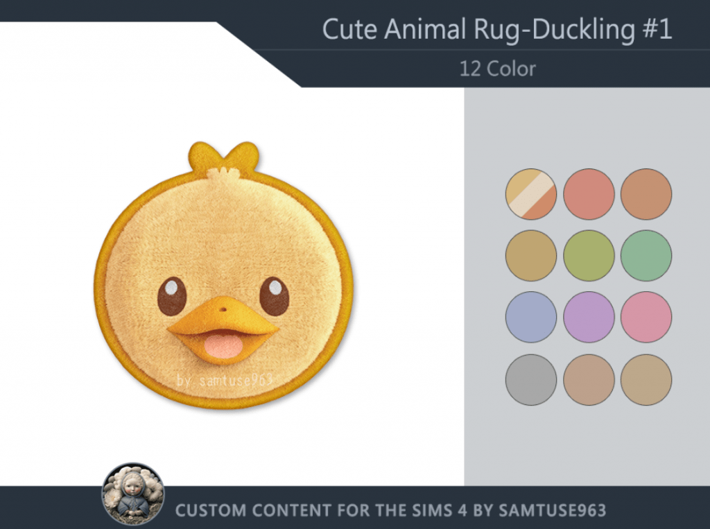 Cute Duckling Kids Rug [ALPHA]