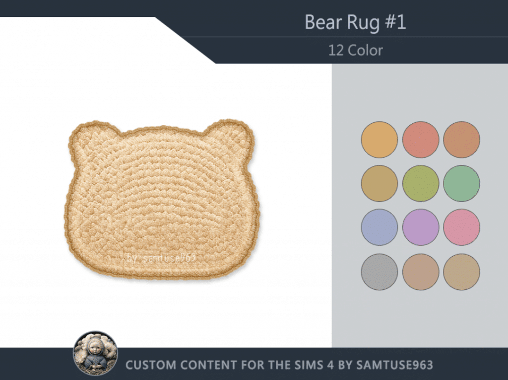 Soft Textured Bear Rug Decor [ALPHA]