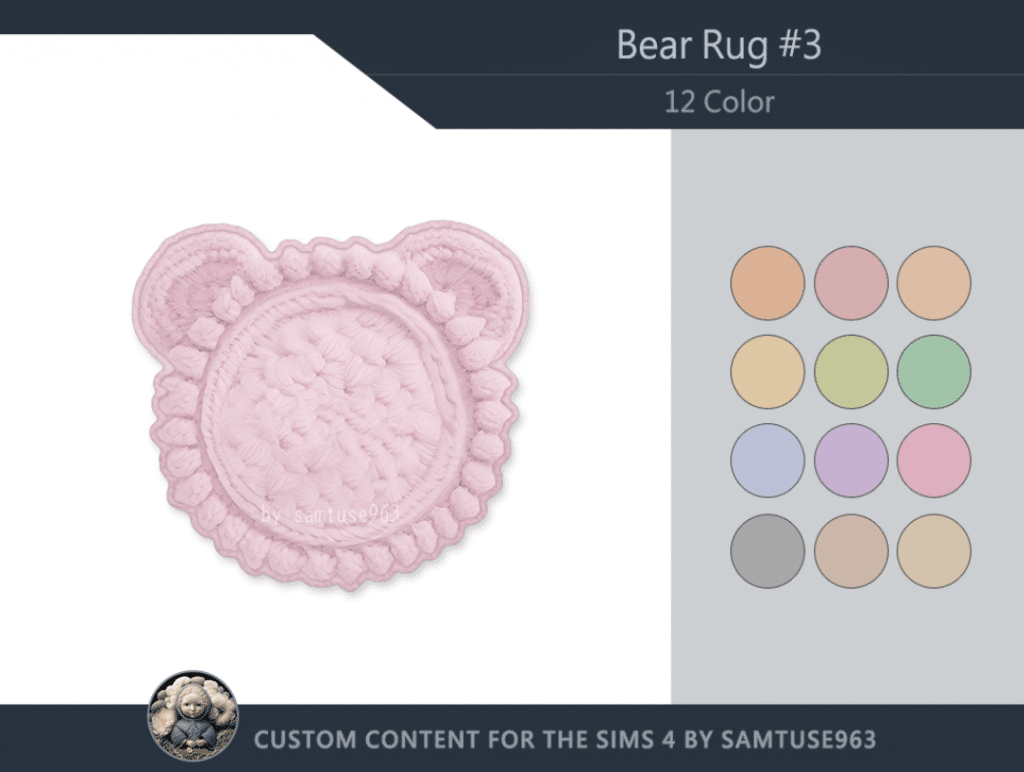 Soft Bear Shaped Rug [ALPHA]