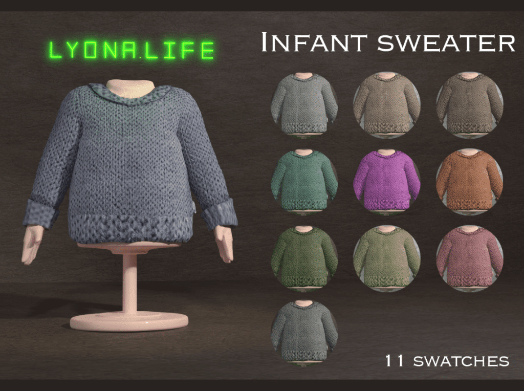 Knitted Sweater for Infants