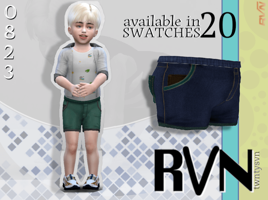 Cut-Off Denim Shorts for Toddlers [ALPHA]