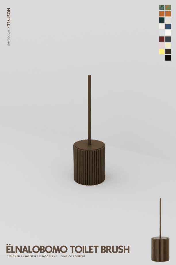 Ëlnalobomo Modern Toilet Brush [ALPHA]