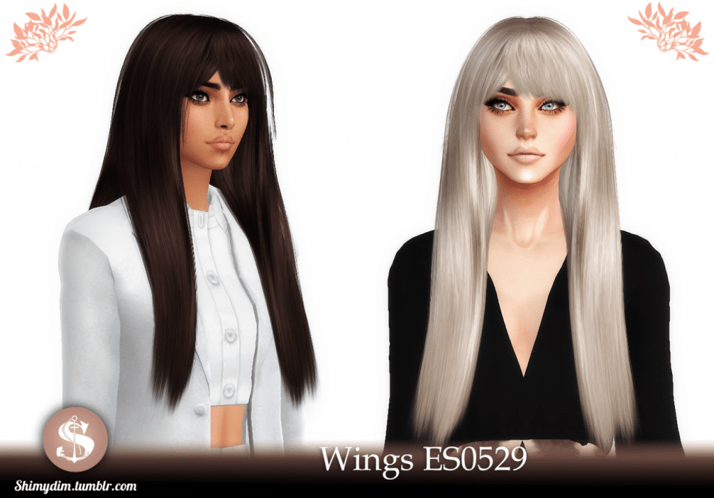 Long Hair with Bangs Retexture for Female [ALPHA]