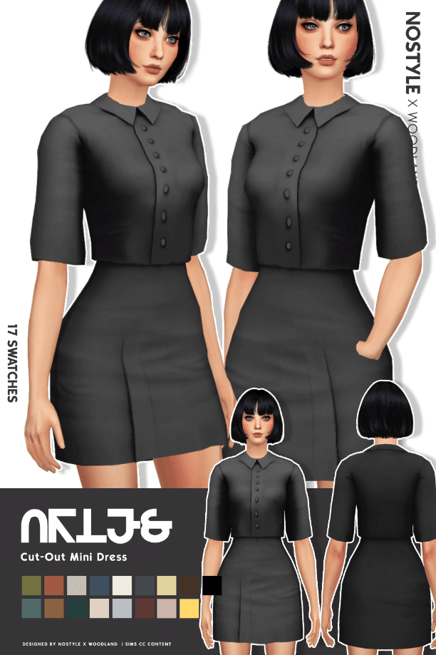 Arles Cut-Out Mini Dress [MM]