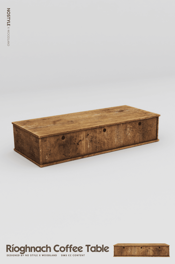 Ríoghnach Wooden Coffee Table [ALPHA]